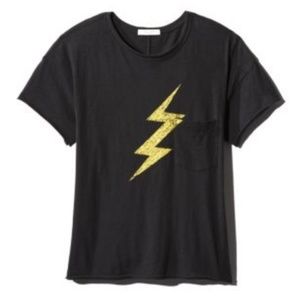 Rag and Bone Lightning Bolt Tee XS
